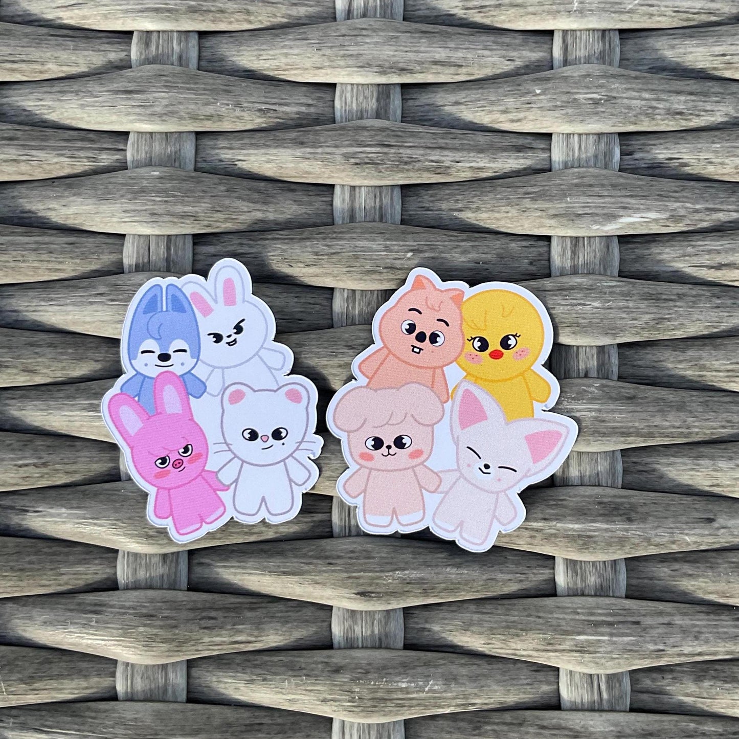kpop character magnets and mini magnet pack