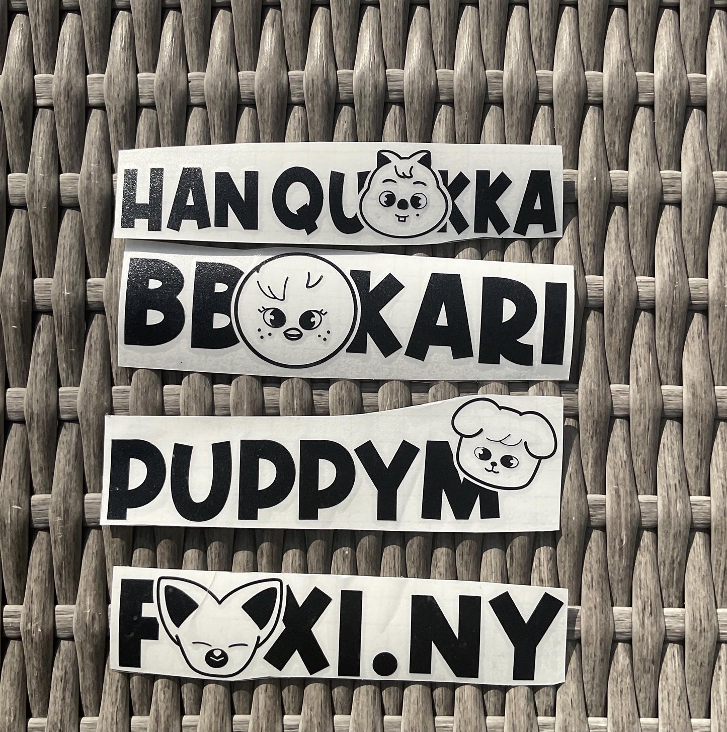 SKZ | Skzoo characters & name vinyl decals