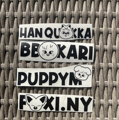SKZ | Skzoo characters & name vinyl decals