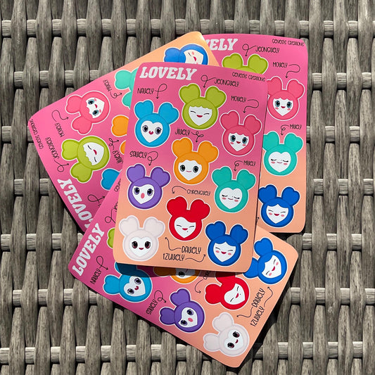 Twice | Lovely sticker sheet