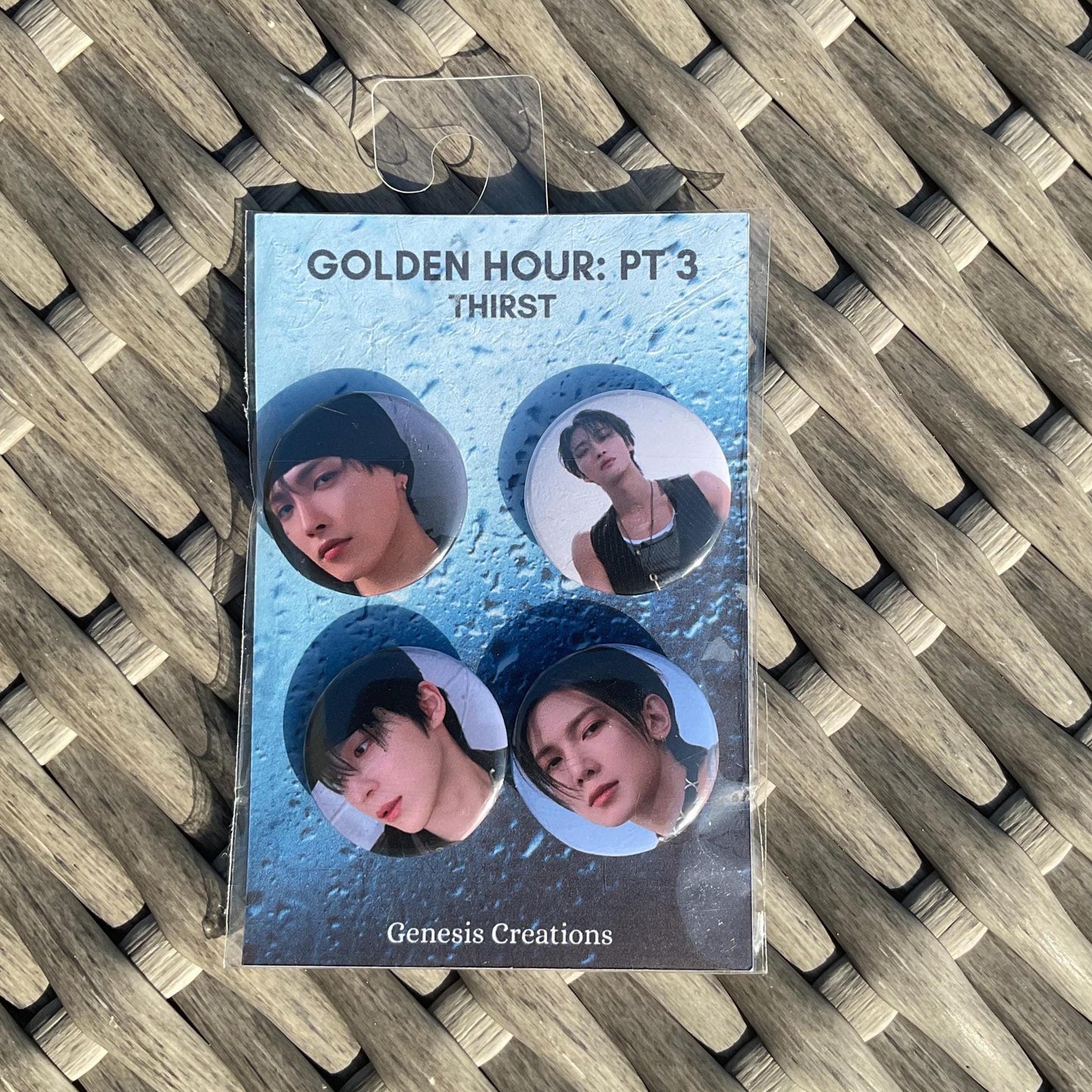 Golden Hour Pt. 3 mini button sets | Ateez