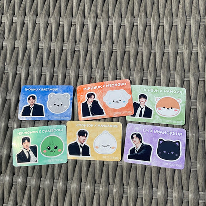 Monsta X x MONMUNGCHI X mini sticker sheets