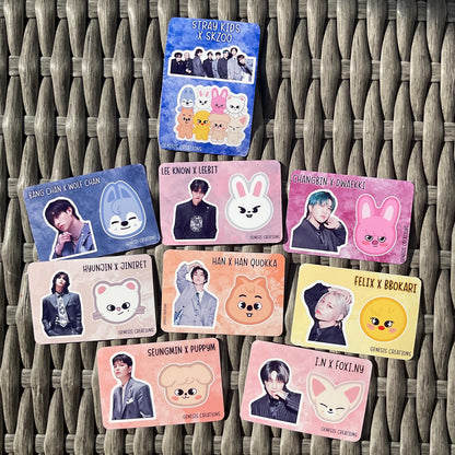 Stray Kids x Skzoo mini sticker sheets