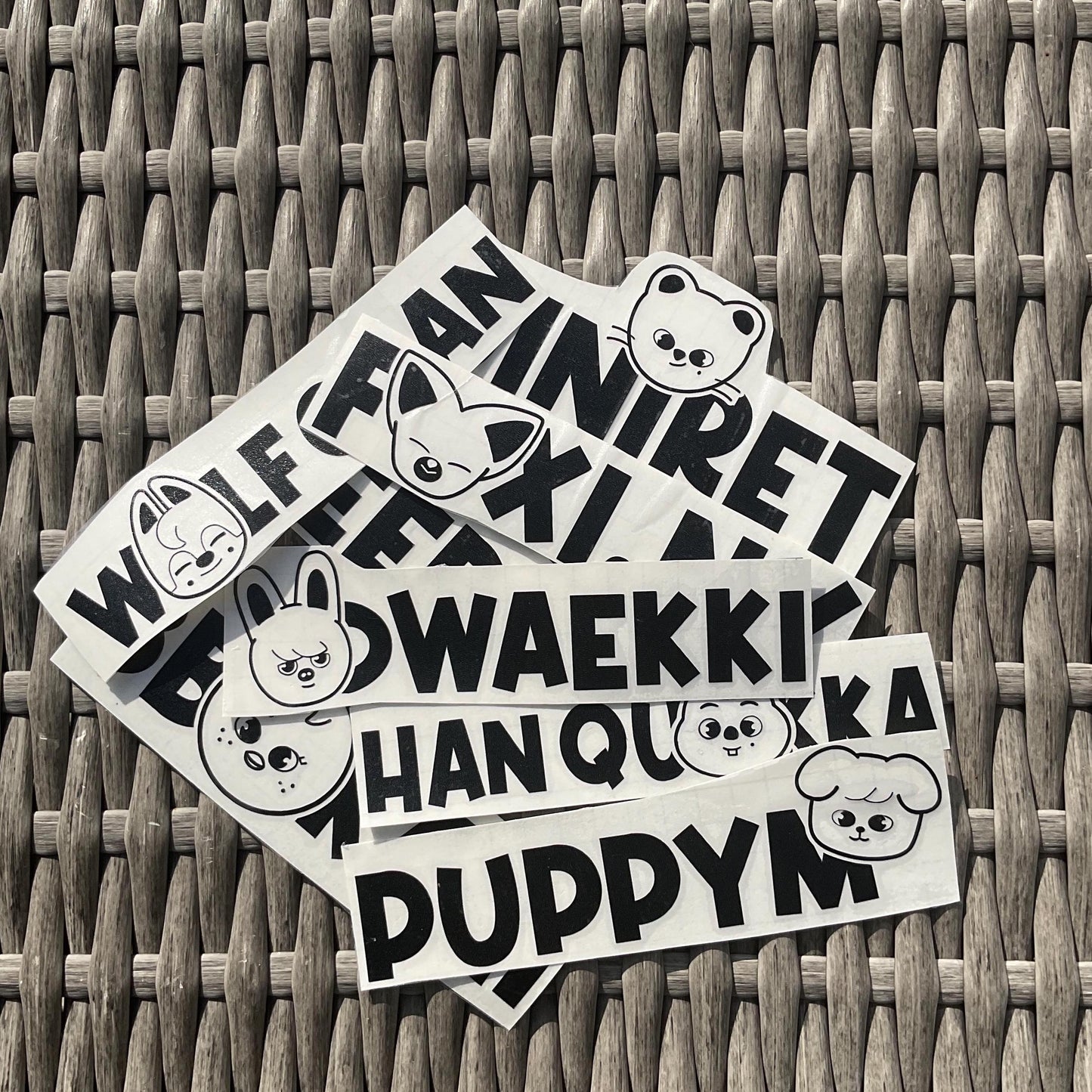 SKZ | Skzoo characters & name vinyl decals