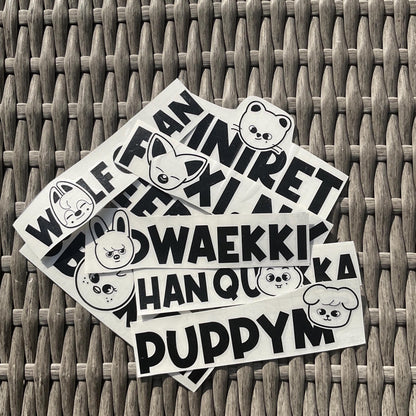 SKZ | Skzoo characters & name vinyl decals