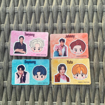 NCT 127 x NCT Zone mini sticker sheets