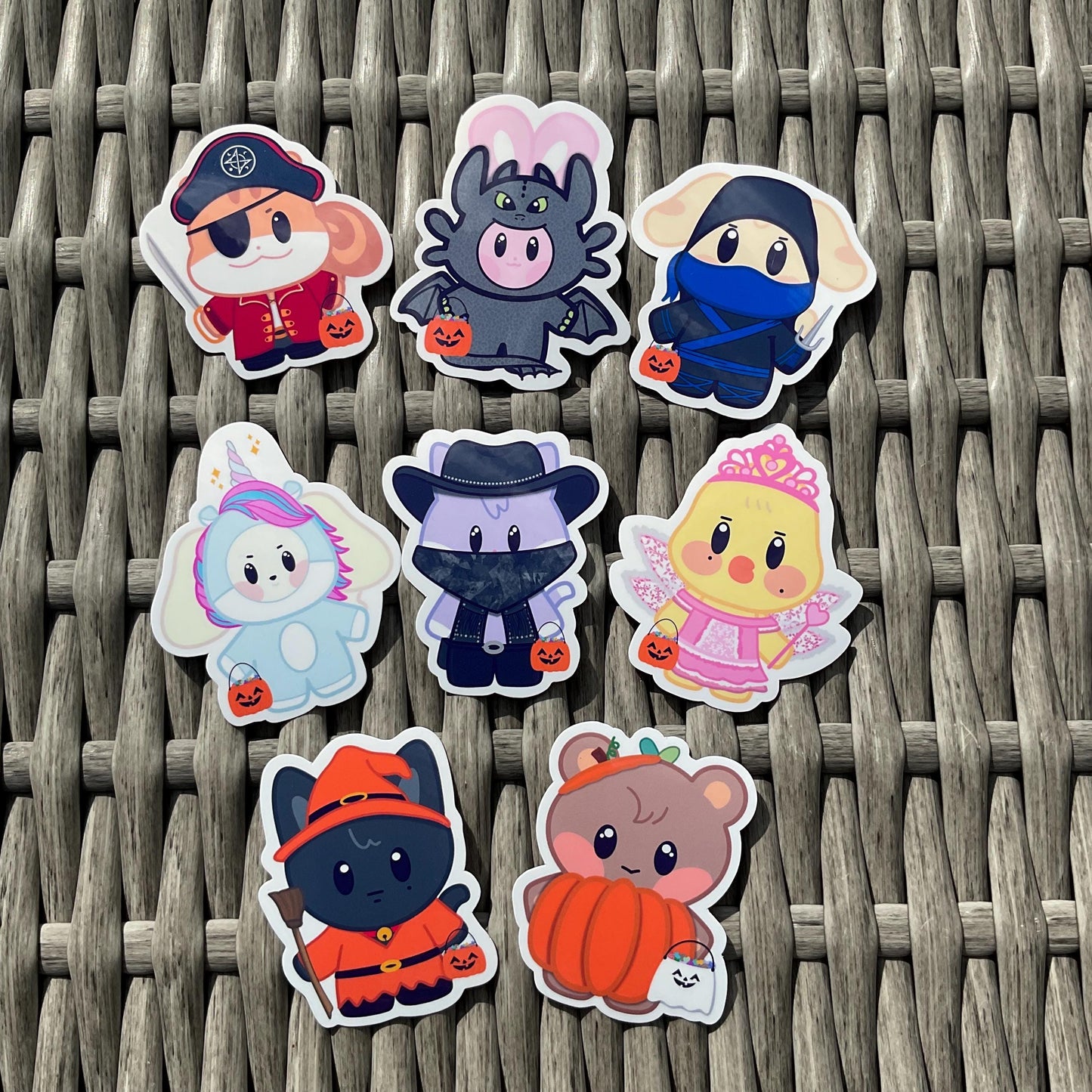 Aniteez Spooky Friends Stickers and Sticker sheet