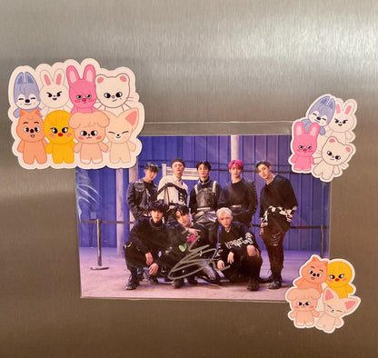 kpop character magnets and mini magnet pack