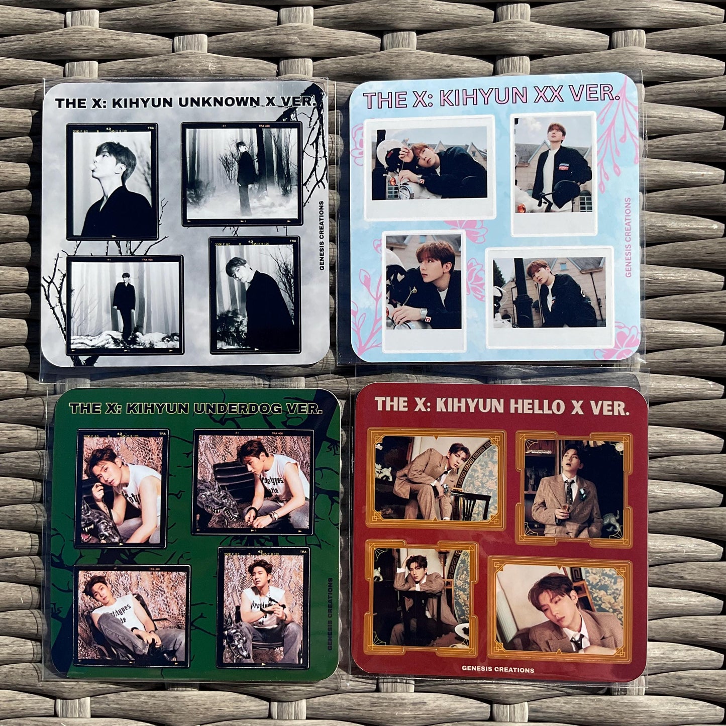 Monsta X | The X mini sticker sheets