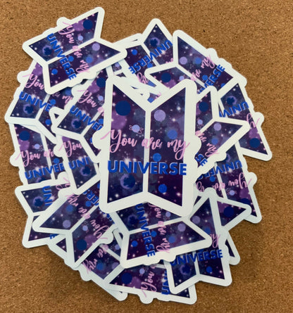 BTS Members stickers inspired by songs with lyrics
