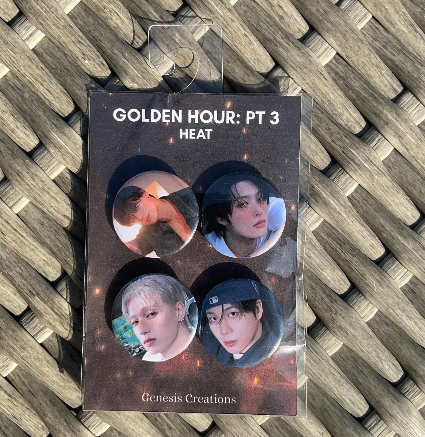 Golden Hour Pt. 3 mini button sets | Ateez