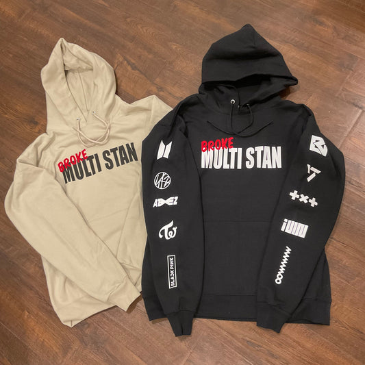 Kpop (Broke) Multi Stan Hoodie