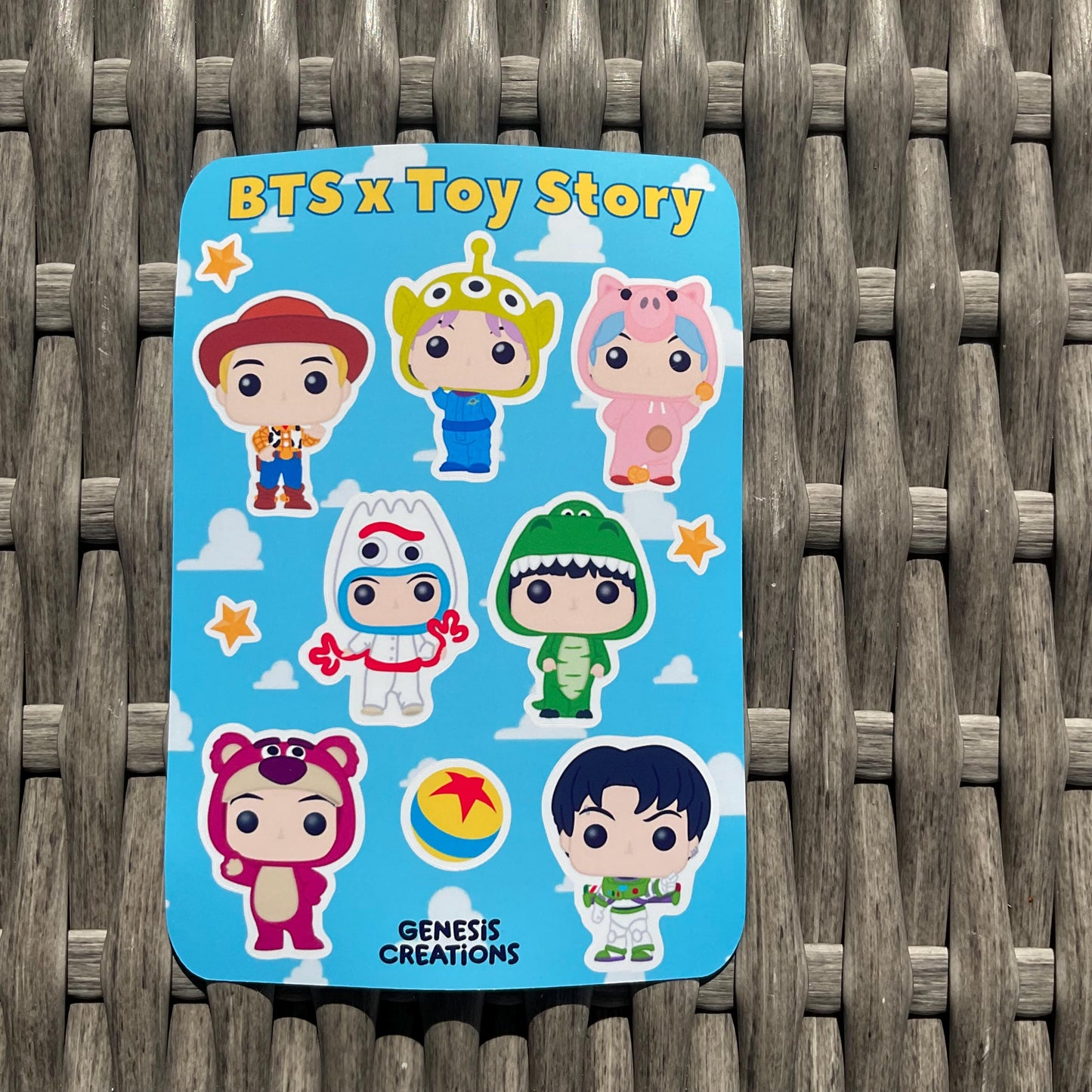BTS x Toy Story Stickers