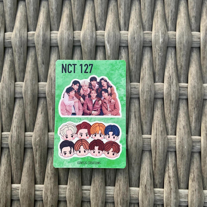 NCT 127 x NCT Zone mini sticker sheets