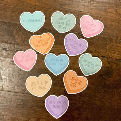 Enhypen Candy Hearts Sticker set