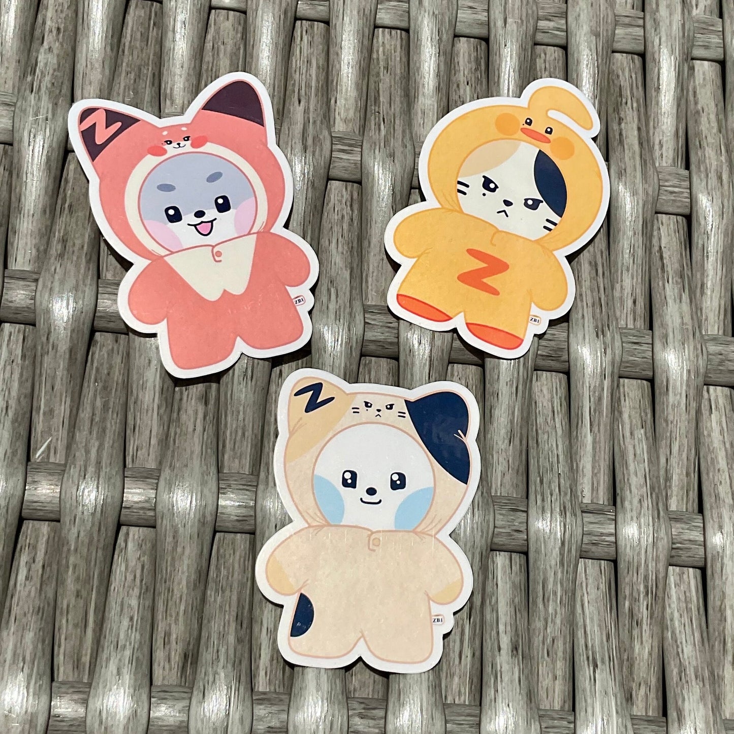 Zeroni Duo Friends Stickers (ZB1)