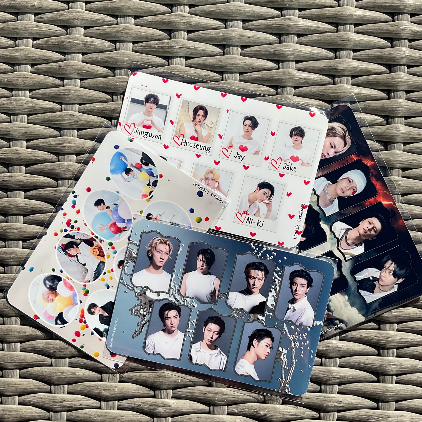 Enhypen sticker sheets