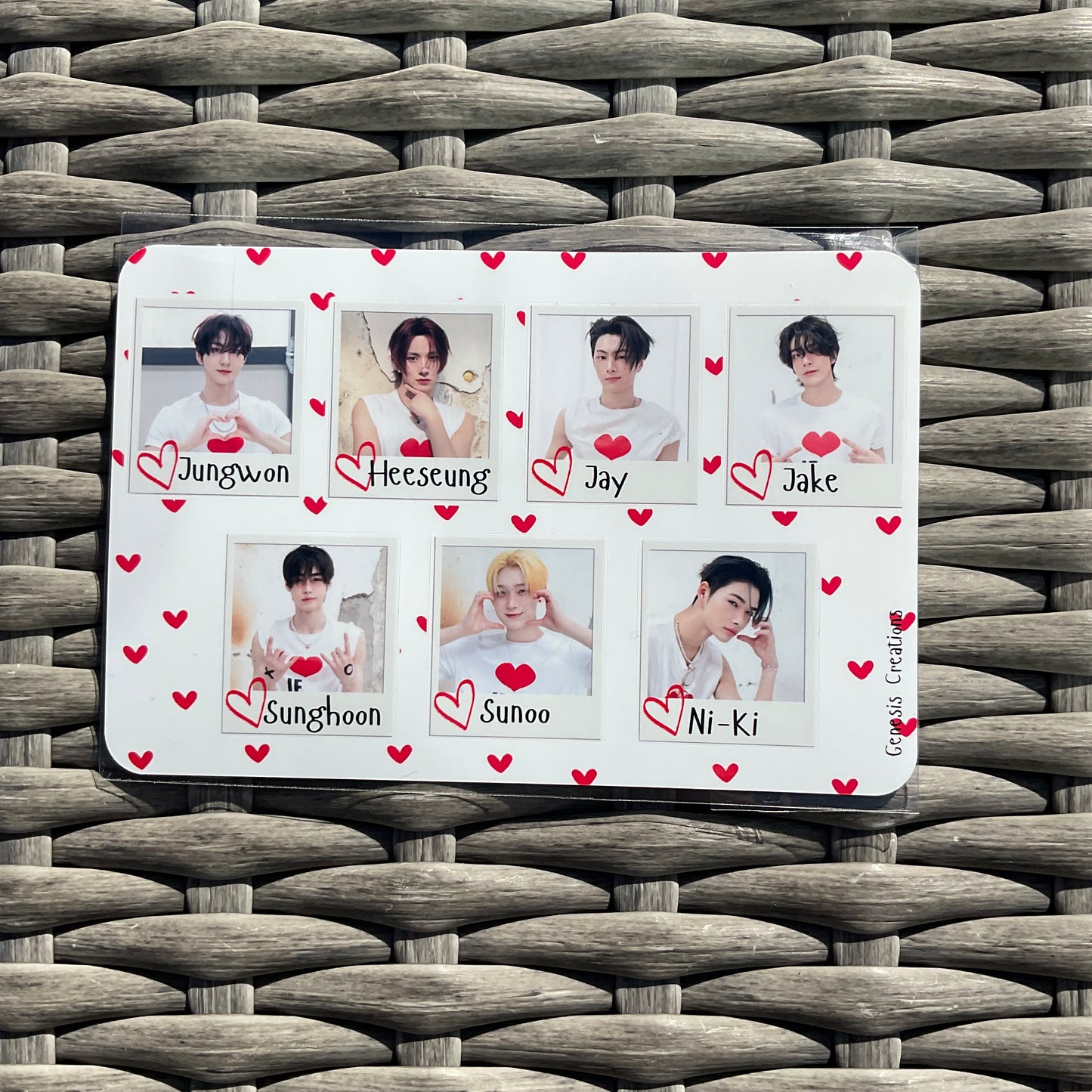 Enhypen sticker sheets