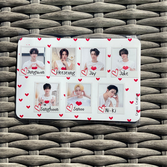 Enhypen sticker sheets