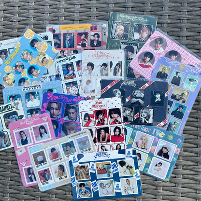 kpop Season's Greetings sticker sheets