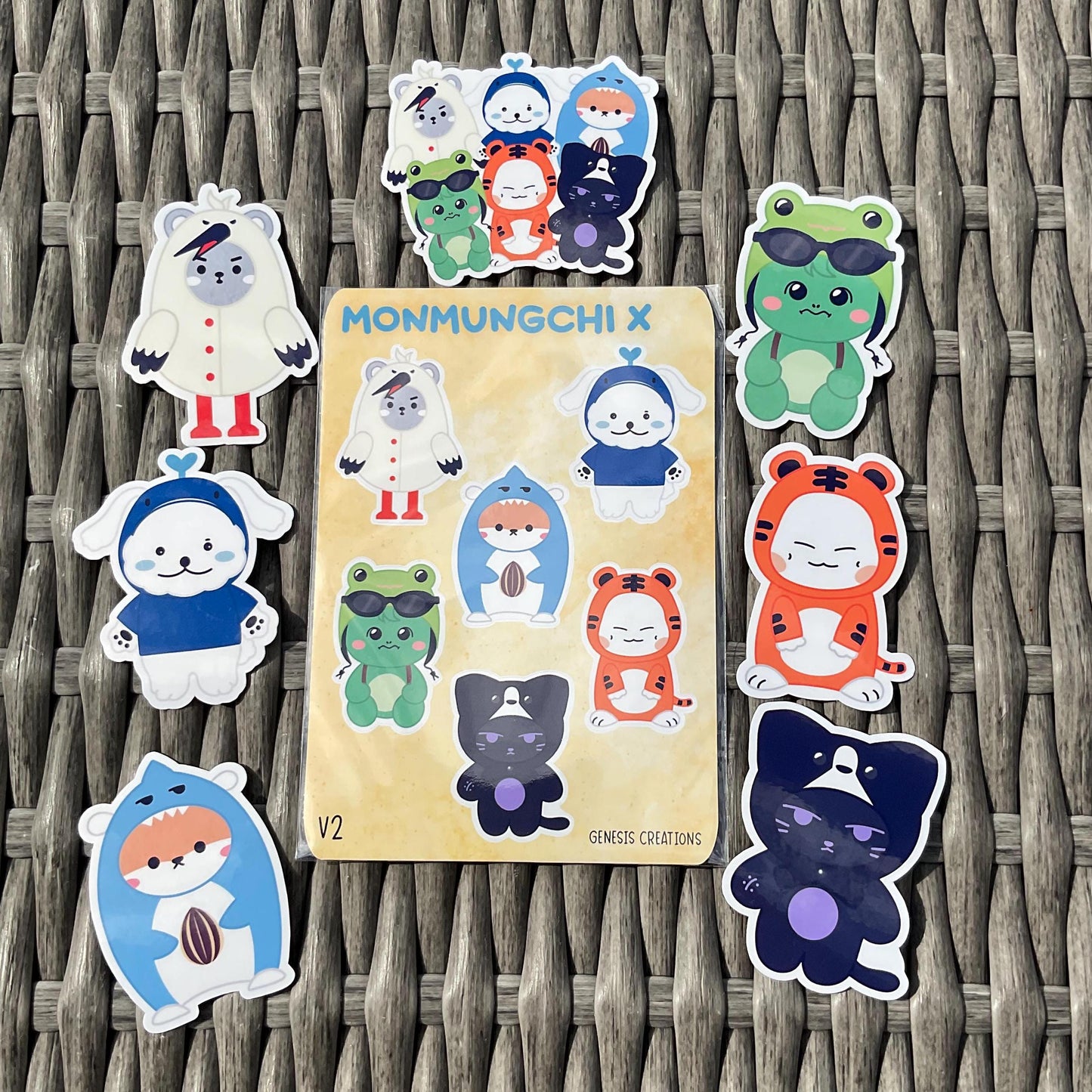 MONMUNGCHI X Stickers and stricken sheets | Monsta X