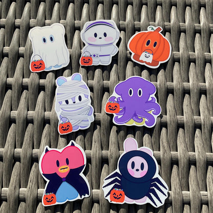 BT21 Spooky friends stickers and sticker sheet