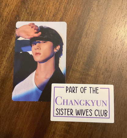 Monsta X member “Sister Wives Club” sticker