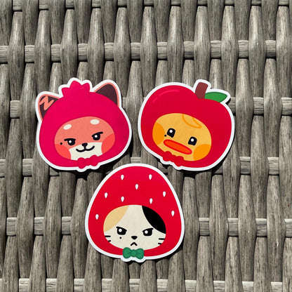 ZB1 | Zeroni Fruity Friends stickers and sticker sheet
