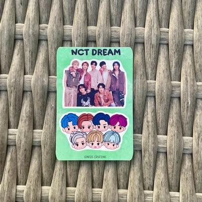 NCT Dream x NCT Zone mini sticker sheets