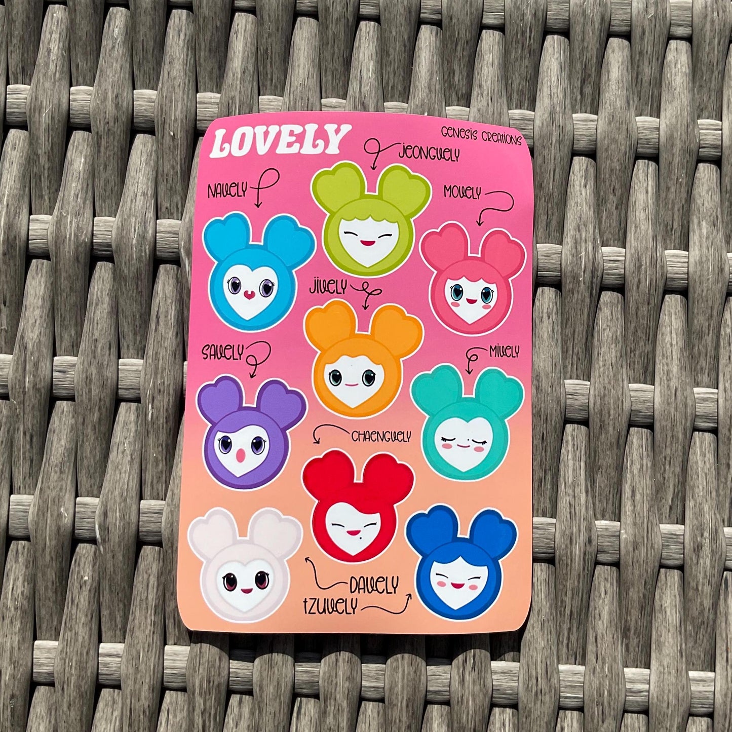 Twice | Lovely sticker sheet