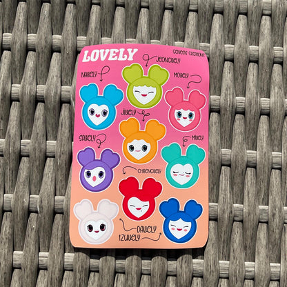 Twice | Lovely sticker sheet