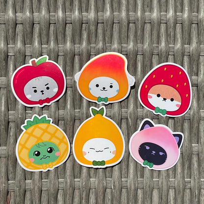 Monsta X | MONMUNGCHI Fruity Friends stickers and sticker sheet