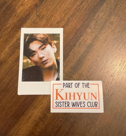 Monsta X member “Sister Wives Club” sticker