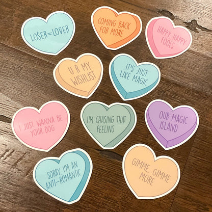 Tomorrow X Together Candy Hearts Sticker set