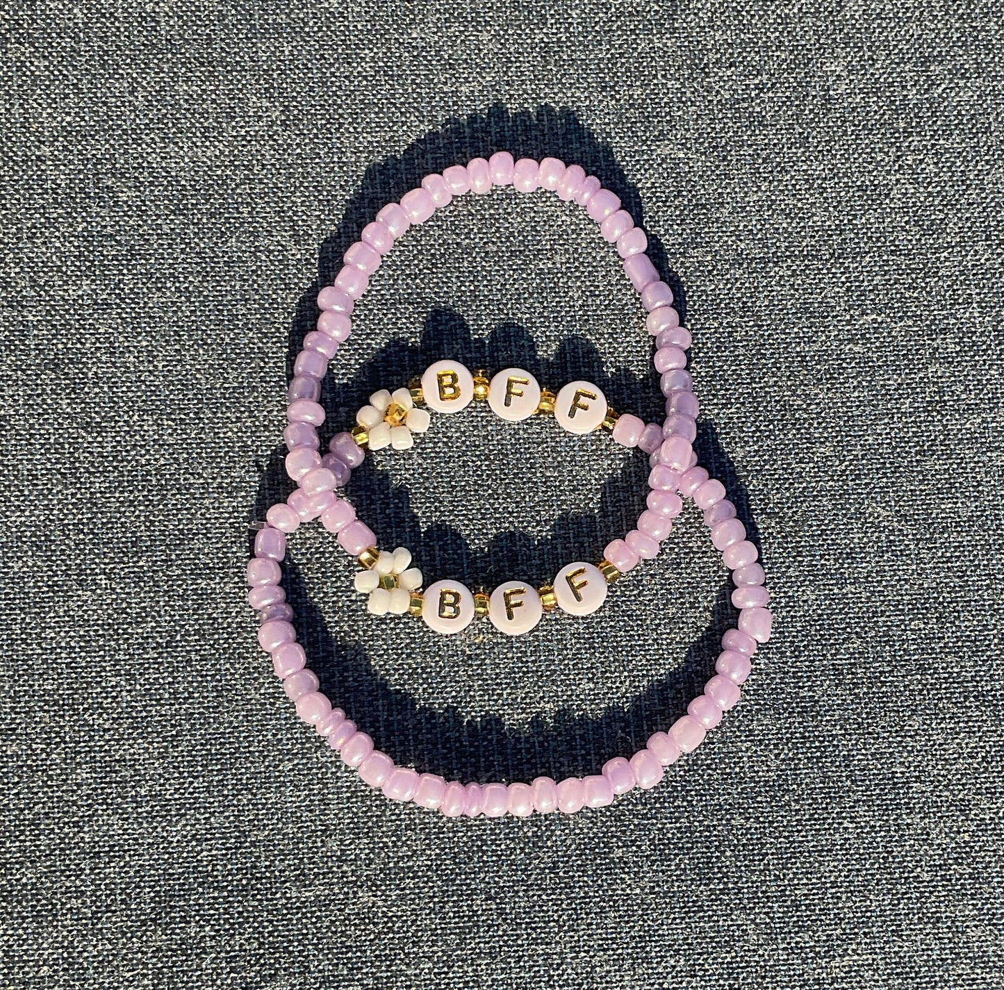 BFF Matching Beaded Bracelet Set