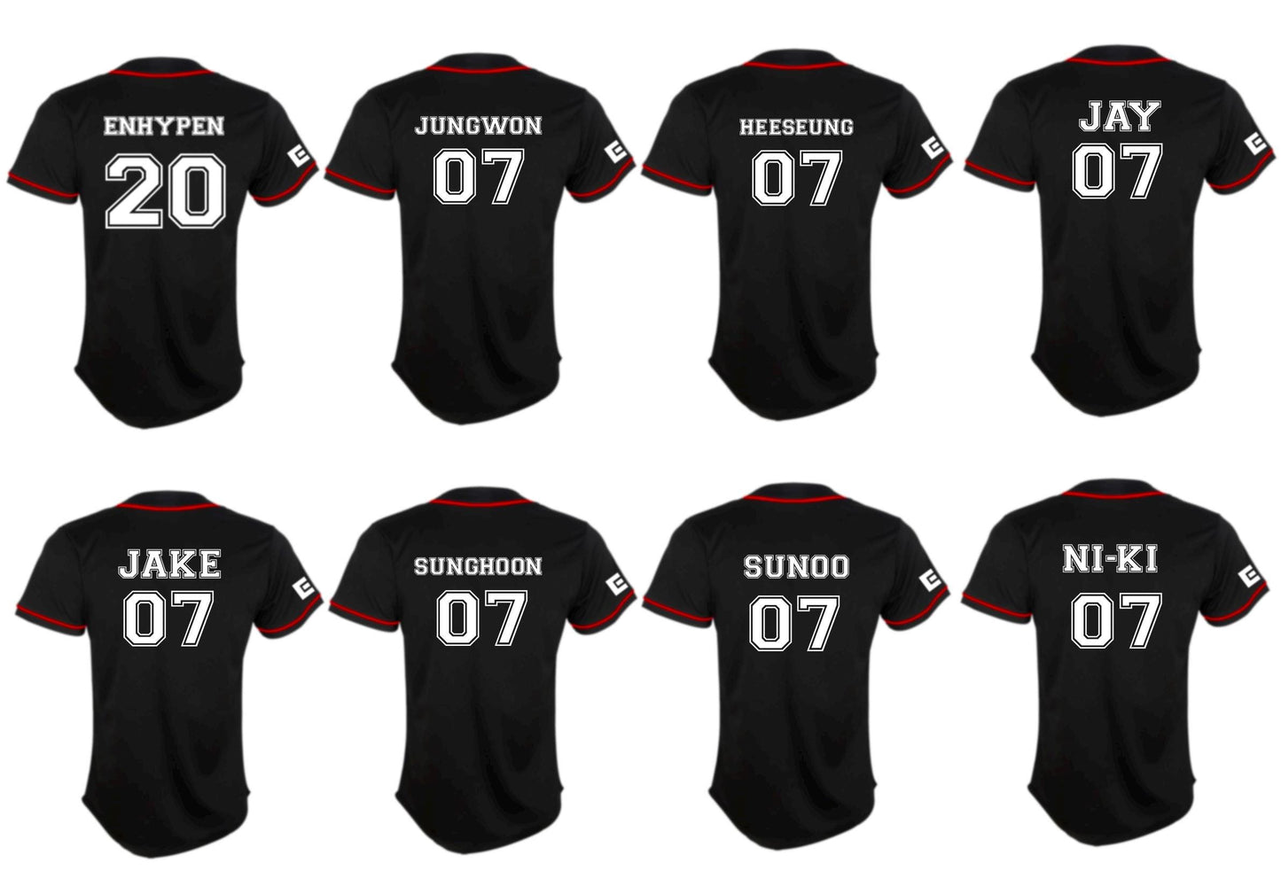 Enhypen Walk the Line  Baseball Jersey