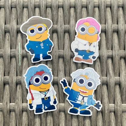 PTD BTS x Minions stickers and sticker sheet