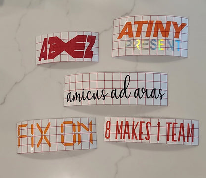 Ateez/Atiny themed decals