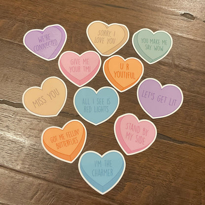 Stray Kids Candy Heart Sticker set