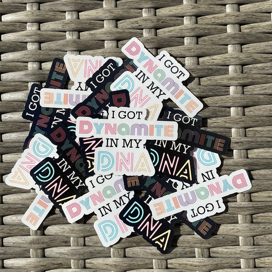 I Got Dynamite in My DNA, RM All Day lyric sticker