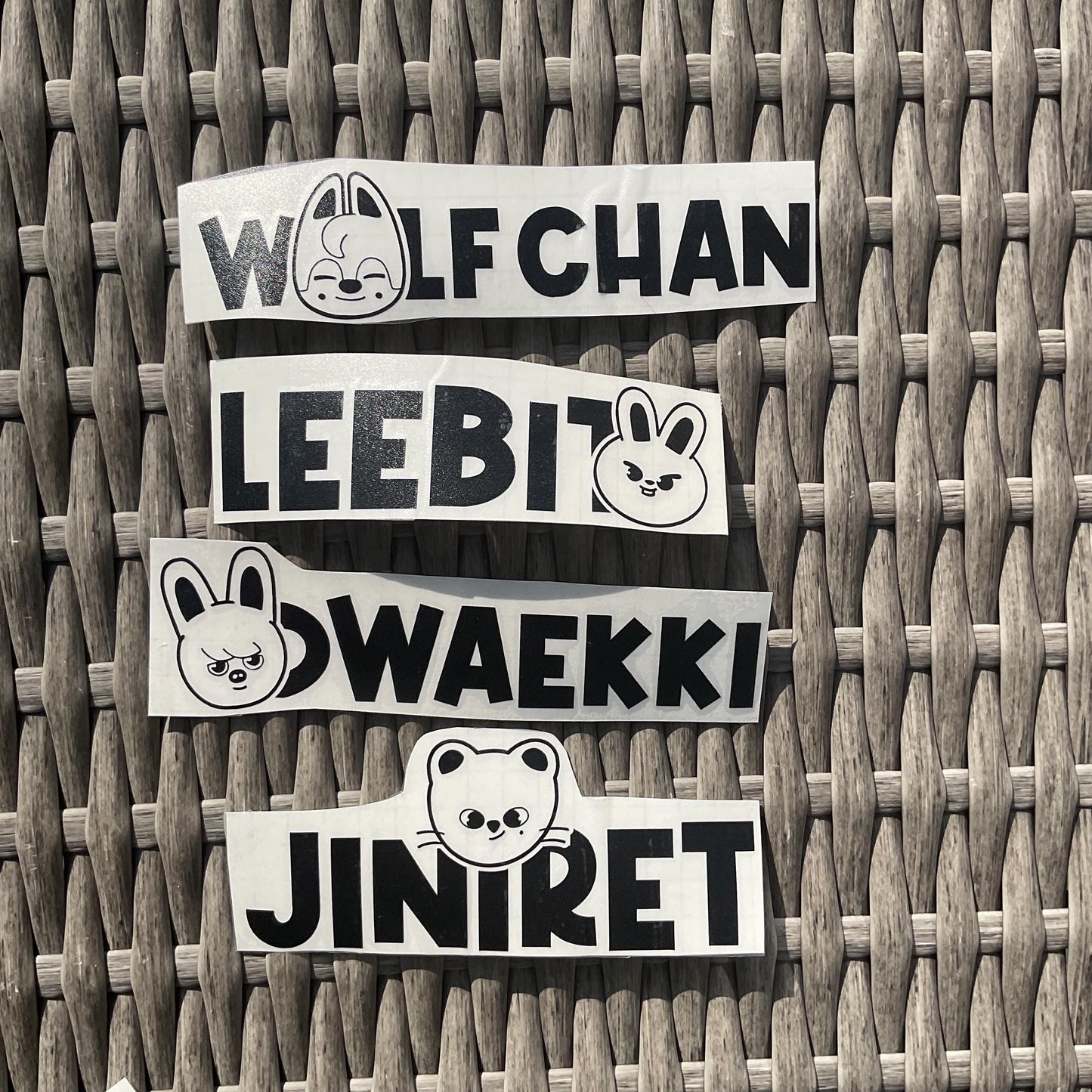 SKZ | Skzoo characters & name vinyl decals