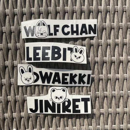SKZ | Skzoo characters & name vinyl decals