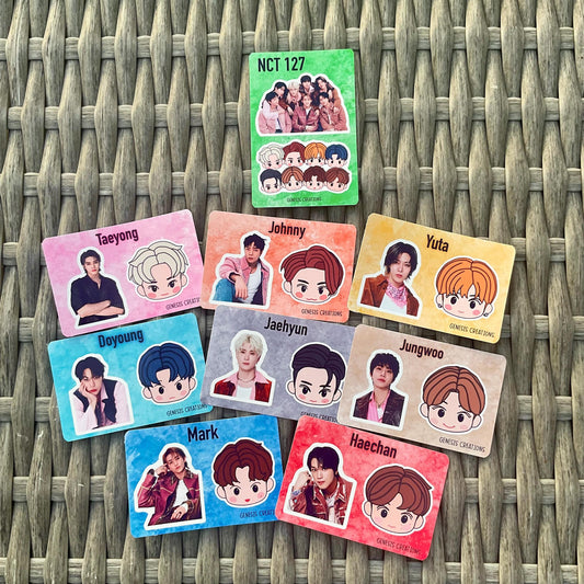 NCT 127 x NCT Zone mini sticker sheets