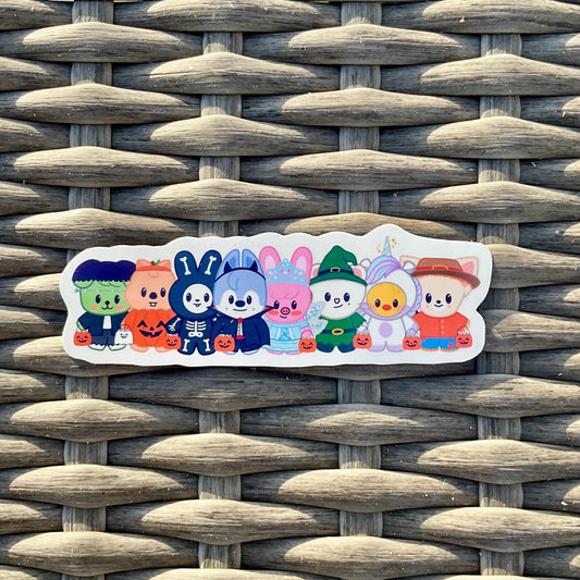 Skzoo Spooky Friends Stickers and sticker sheet