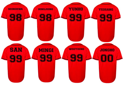 Ateez Baseball Jersey