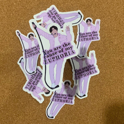 BTS Members stickers inspired by songs with lyrics