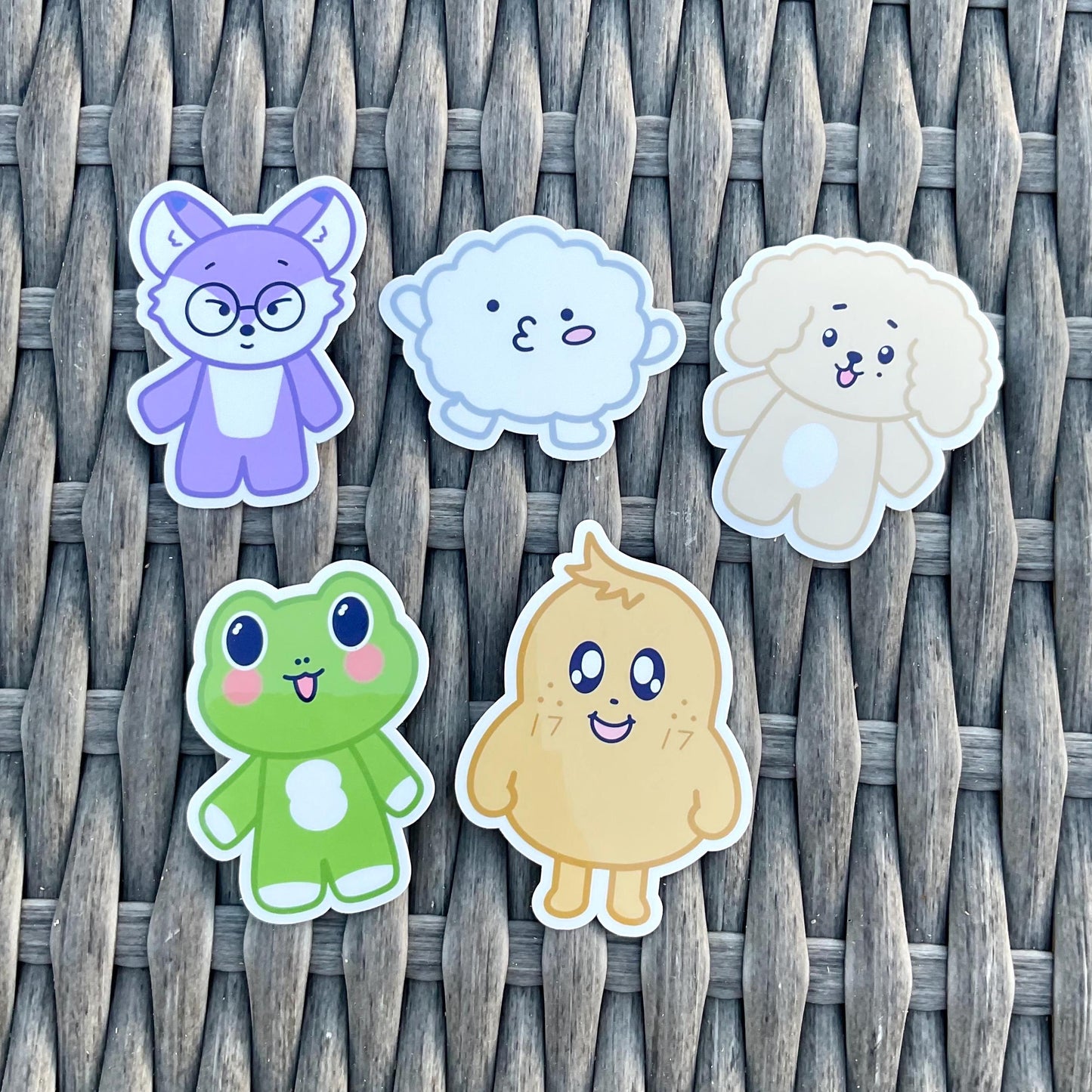 Miniteen stickers and sticker sheet (Seventeen)