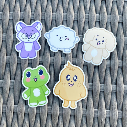 Miniteen stickers and sticker sheet (Seventeen)