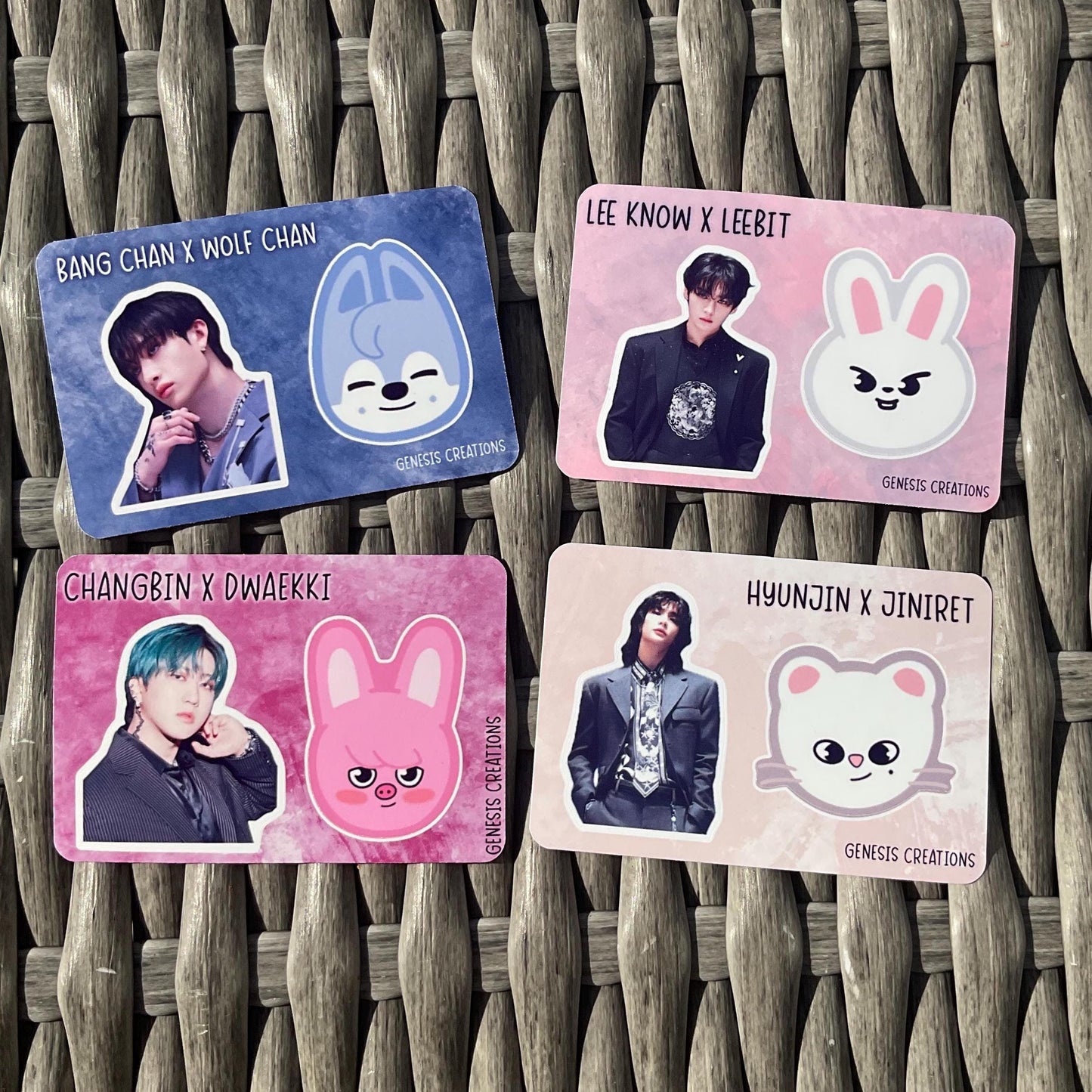 Stray Kids x Skzoo mini sticker sheets
