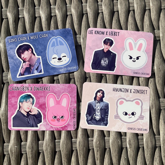 Stray Kids x Skzoo mini sticker sheets